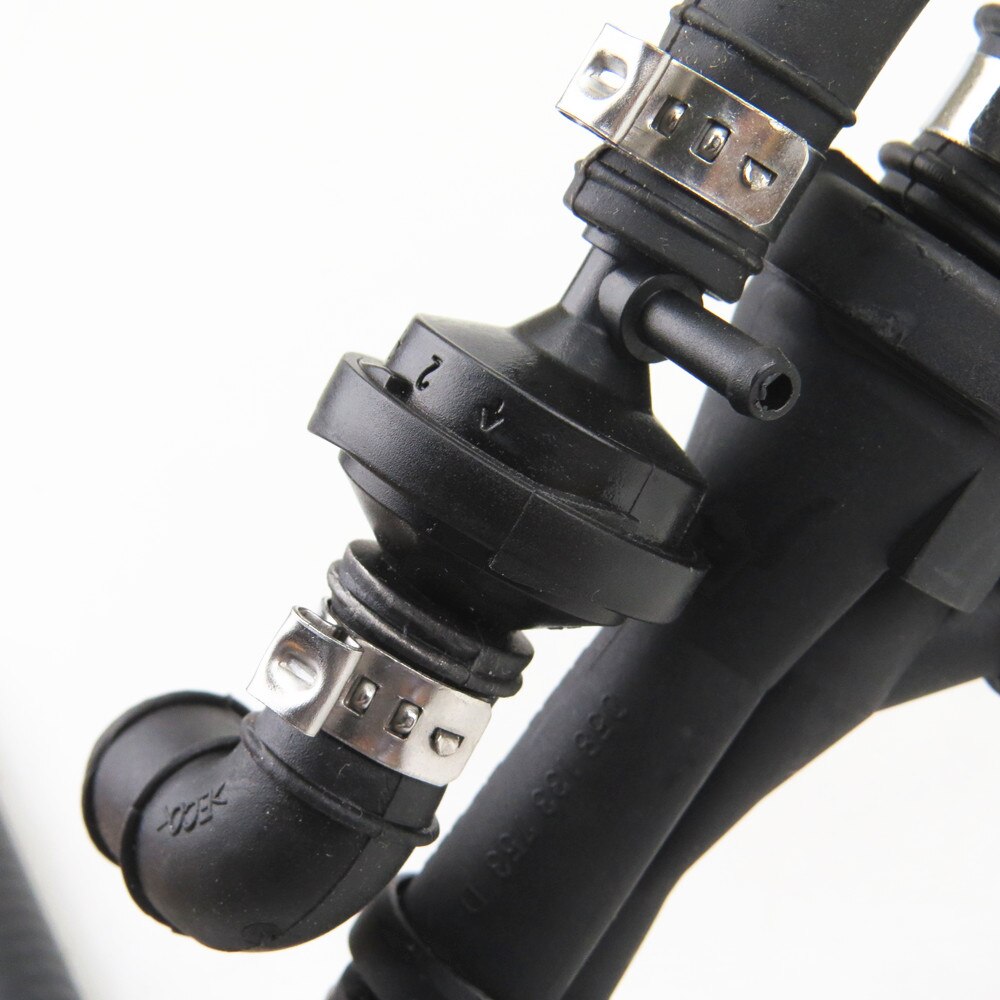 TUKE 3 Pcs 1.8t Black Vacuum Check Valve Breather Hose Pipe Assembly