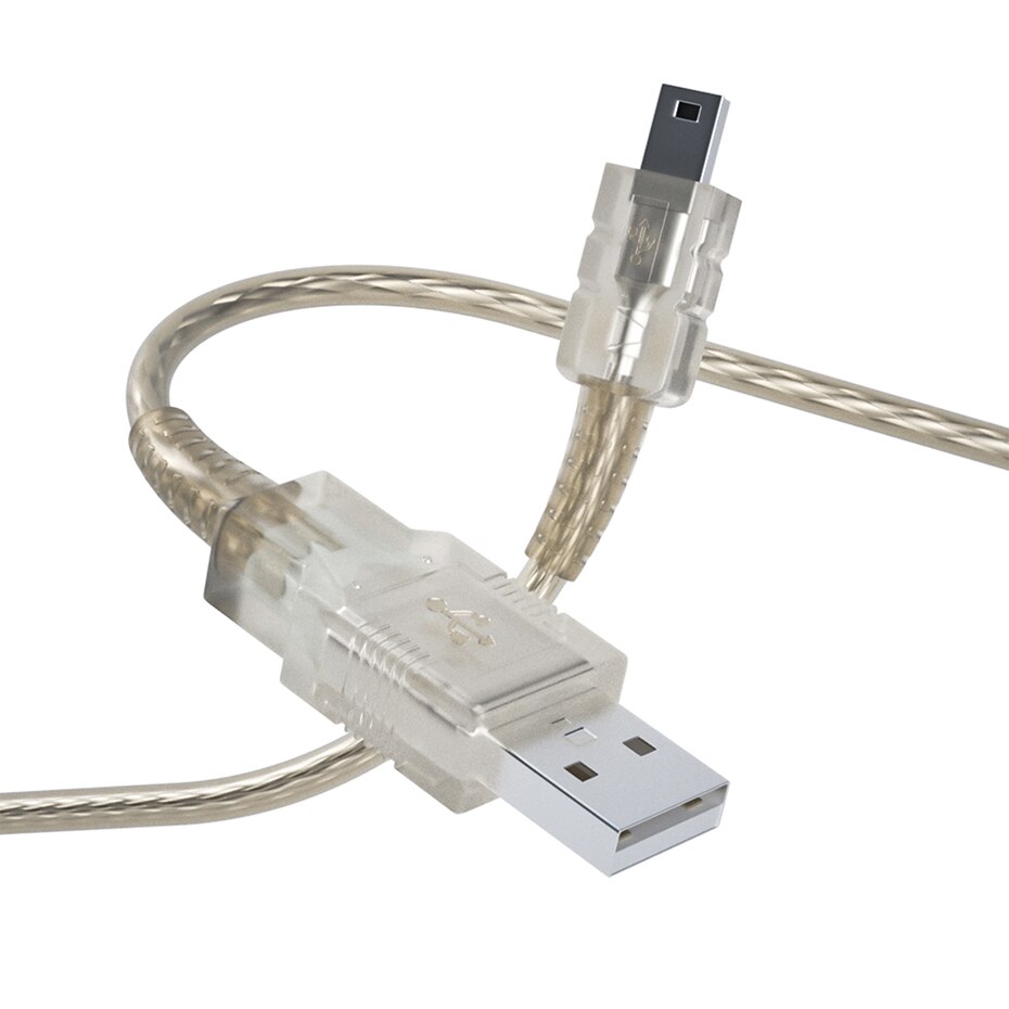 Ultra Short USB Mini USB cable USB 2.0 A male to USB Mini-B cord data charger cable Mini USB connector cable for MP3 Mp4 Camera