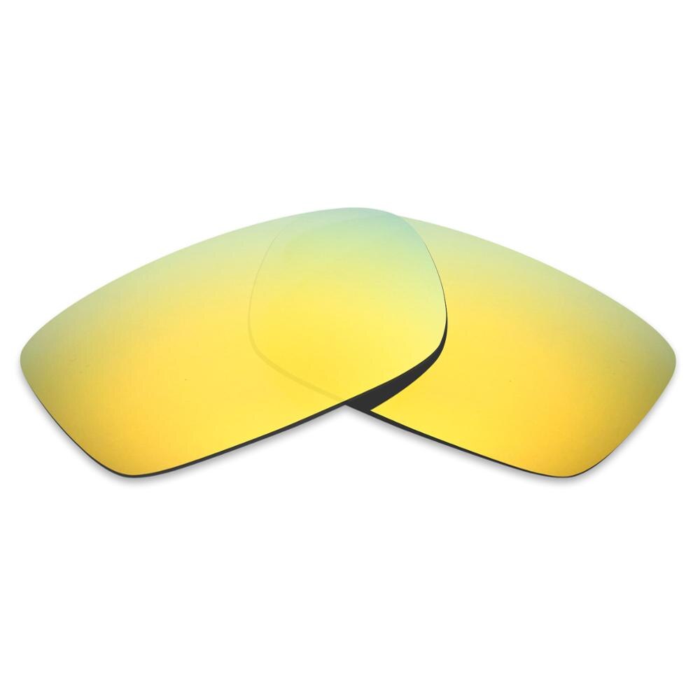 Mryok 20+ Color Choices Polarized Replacement Lenses for - Oakley Crankcase OO9165 Sunglasses Lenses(Lens Only): 24K Gold