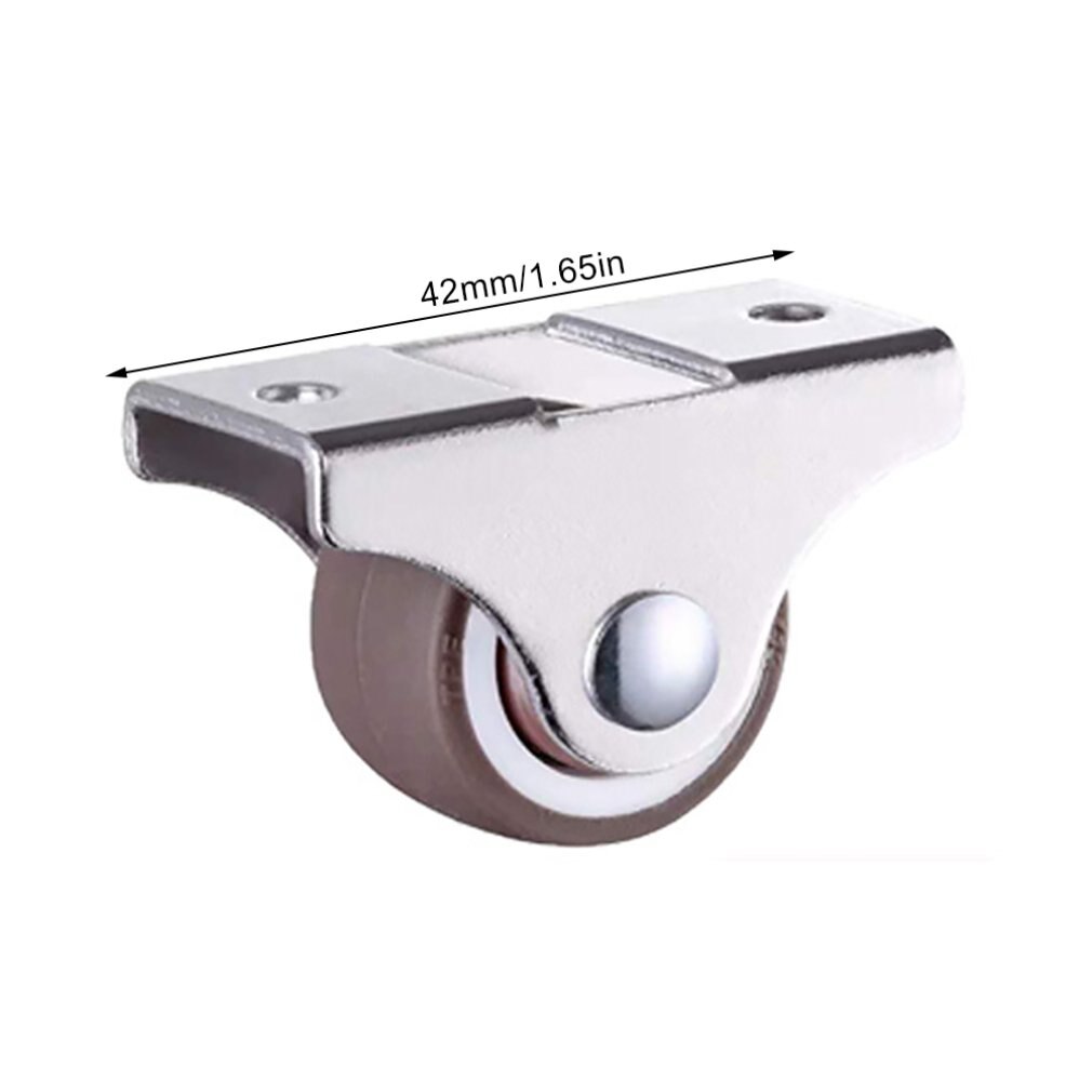Caster Drawer Small Pulley 1 Inch Directional Wheel Drag Bed Track Small Bed Wheel With Bearing Rubber Mute Wheel