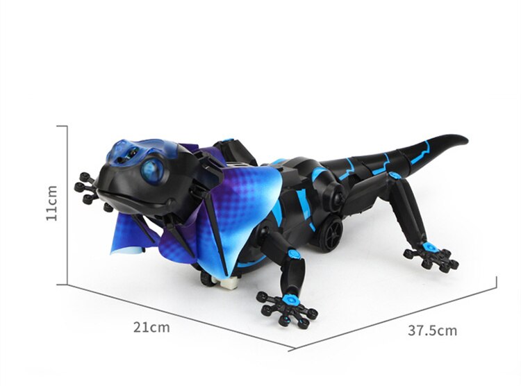 Joke toy Remote control animal LED light RC I/R Lizard Cabrite chameleon electronic pet robot model Prank toy Trick toy