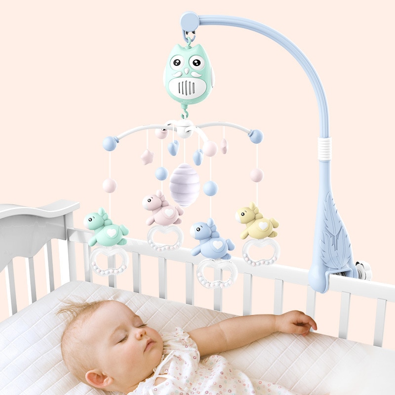 0-12 maanden Baby Speelgoed Muzikale Mobiele voor Crib Pasgeboren Slapen Bed Speelgoed