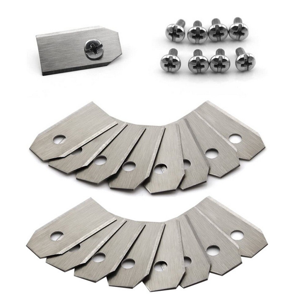 30Pcs/Set Garden Trimmer Blade Lawn Mower Grass Replacement Trimmer Cutter or Automower Suitable for Husqvarna Silver/Golden