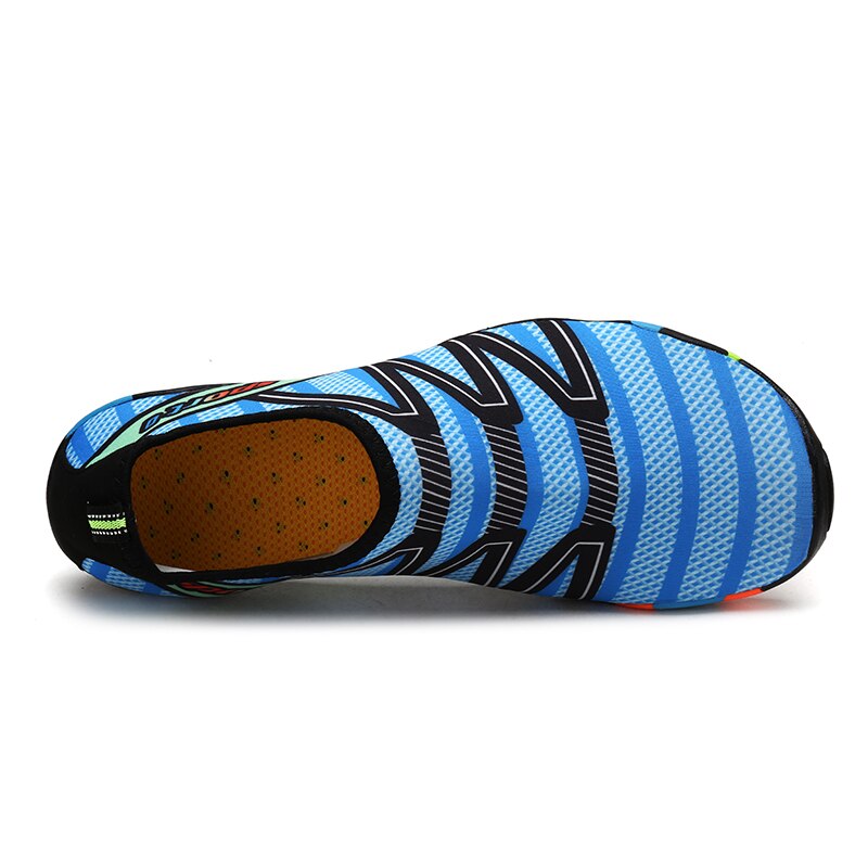 Water Shoes Men - Quick-Drying Rubber Beach Aqua Shoes - Summer Slip-on