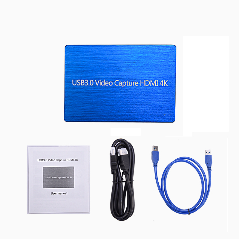 Capture Card 4K HDMI to USB 3.0 Video Capture Card Adapter Dongle 1080P 60fps HD Video Recorder Computer Components and Hardware