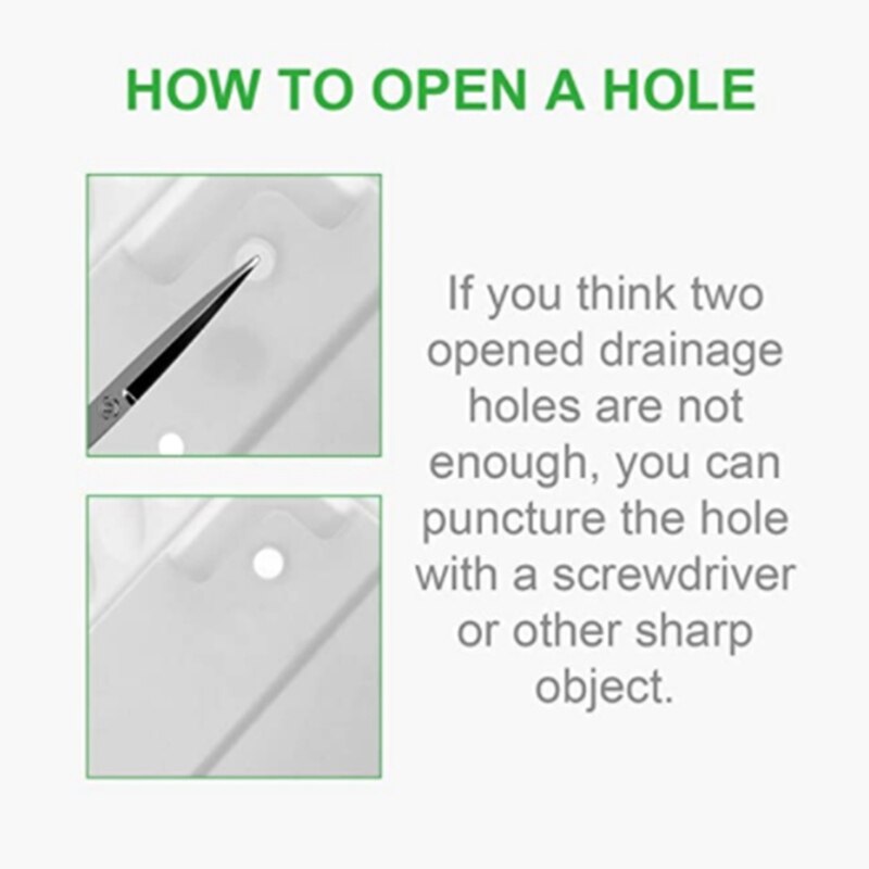 3 Packs Witte Bloem Venster Dozen Plastic Huishoudelijke Rechthoekige Groente Plantenbakken Voor Vensterbank, Tuin, Tuin, Veranda