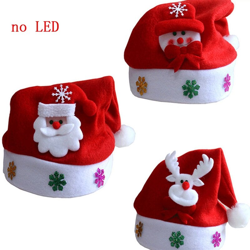 Kostuum Partij Rode Hoed Cap Kids Kind Kerst Xmas Party Leuke Cap Jaar Decor