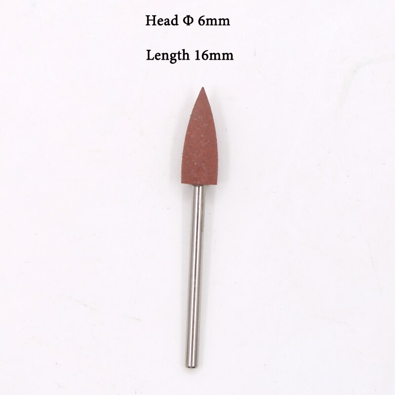 Brocas de silicona de goma de carburo para manicura, pedicura, manicura, máquina fresadora para manicura, lima de uñas
