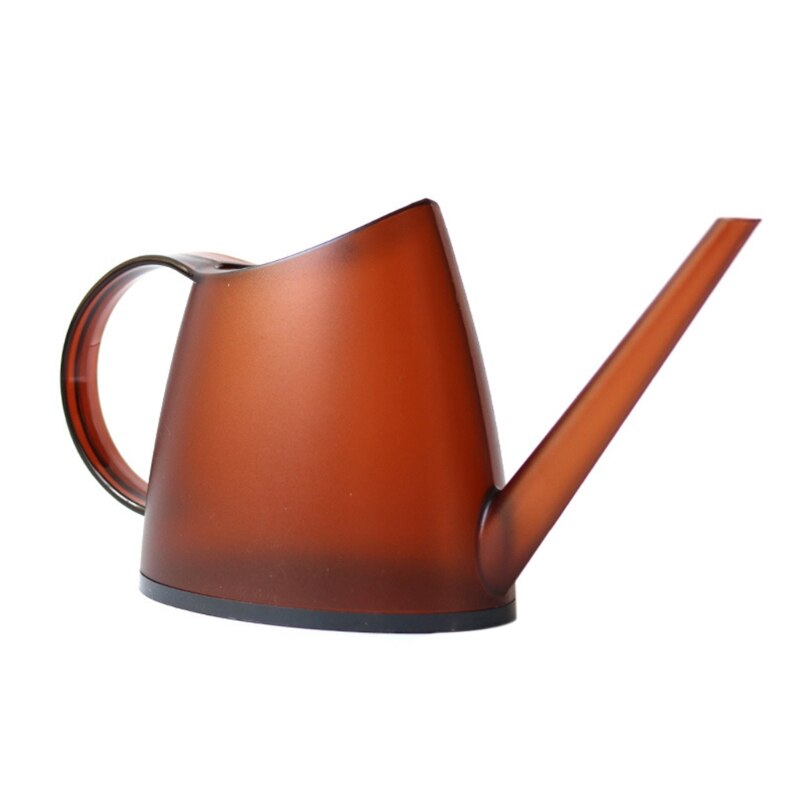 Gieter Transparante Lange Uitloop Waterkoker Nordic Stijl Tuin Bloem Pot Voor Indoor Outdoor Bonsai Planten 1.4L: Oranje