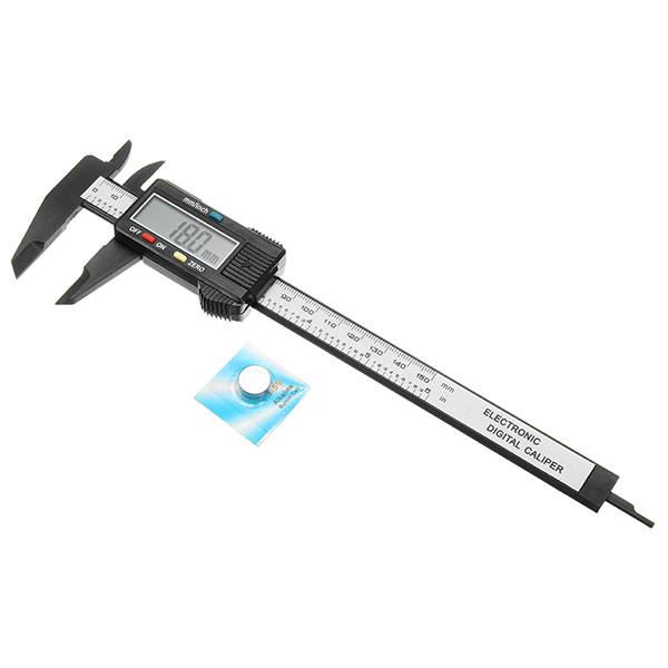 150mm 6 inch LCD Digital Electronic Vernier Caliper Gauge Micrometer Measuring Tool Caliper Ruler Digital Caliper Plastic