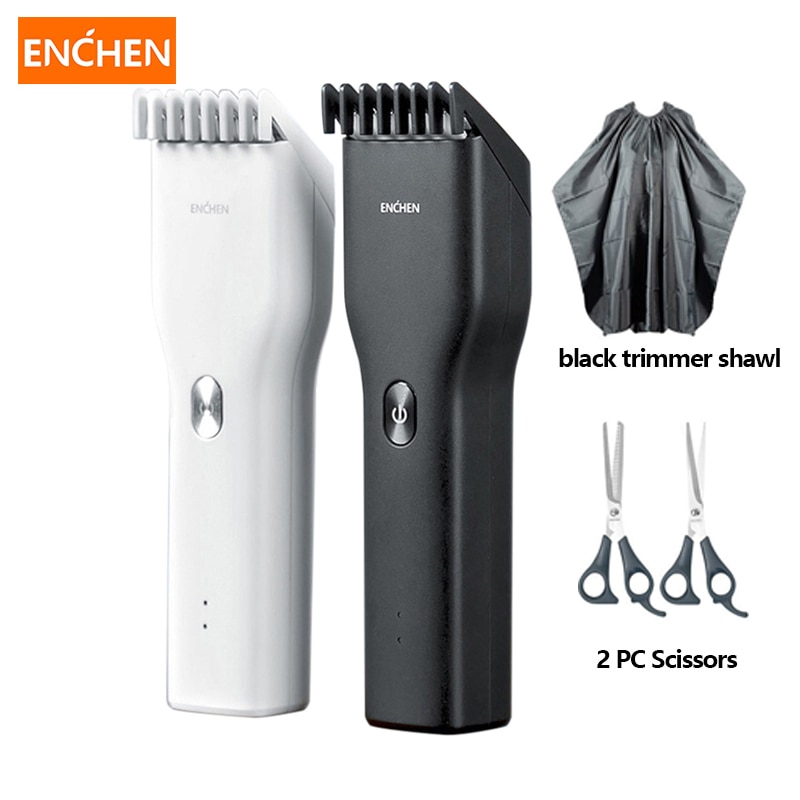 Enchen Men Electric Hair Trimmer Ceramic Clipper USB Fast Charge Hair Cutter Trimmer Family Friend