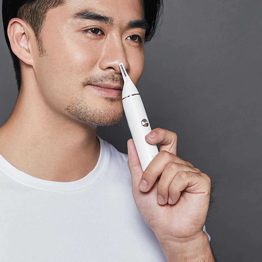 SOOCAS N1 nariz Trimmer pelo eléctrica ceja pelo de afeitar para Xiaomi navaja de afeitar hombres portátil Clipper de hoja de afeitar segura lavable
