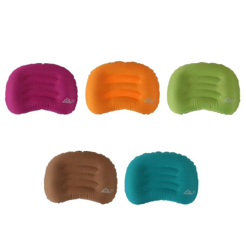 Portable Inflatable Pillow Travel Air Pillow Neck Pillow Camping Sleeping Gear 24BD