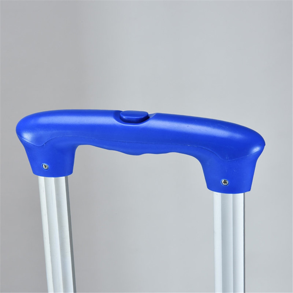 B-LIFE Aluminium Folding Trolley with PU Wheels Solid Construction Utility Cart Compact and Lightweight Portable Fold Up Dolly