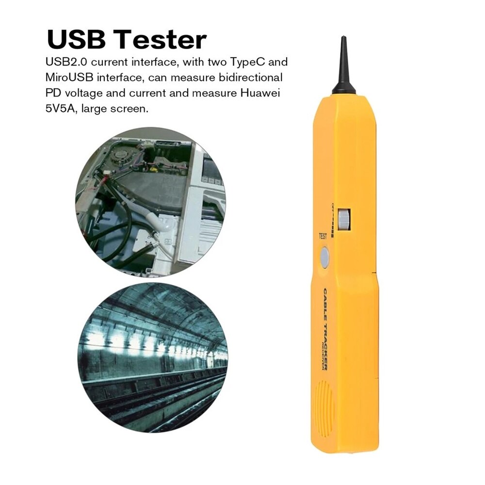 RJ11 Network Telephone Wire Cable Tester Toner Tracker Diagnose Tone Line Finder Detector Networking Tools