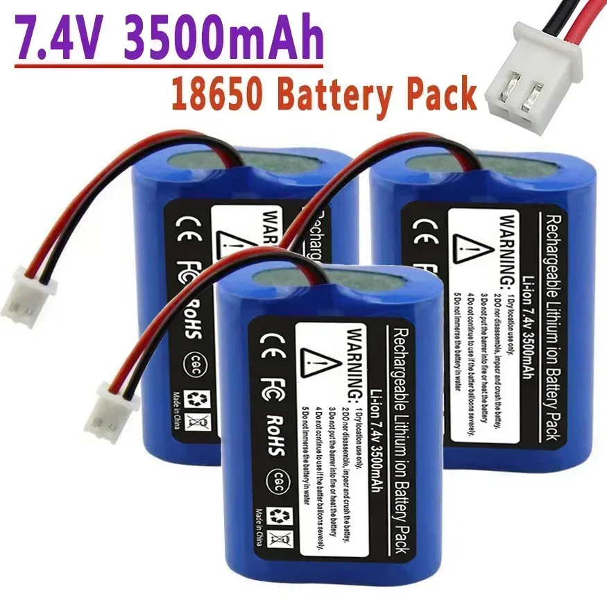 100% nieuw. Oplaadbare lithiumbatterijversterker, 7,4 V, 3500 MAH, voeding speelgoedaccessoires, beton versterkt, 2s1p,