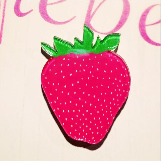 Ananas Banaan Watermeloen Lemon Broche Acryl Pin Badges Pictogrammen Op De Rugzak Medaille Decoratie Badge Voor Kleding: A