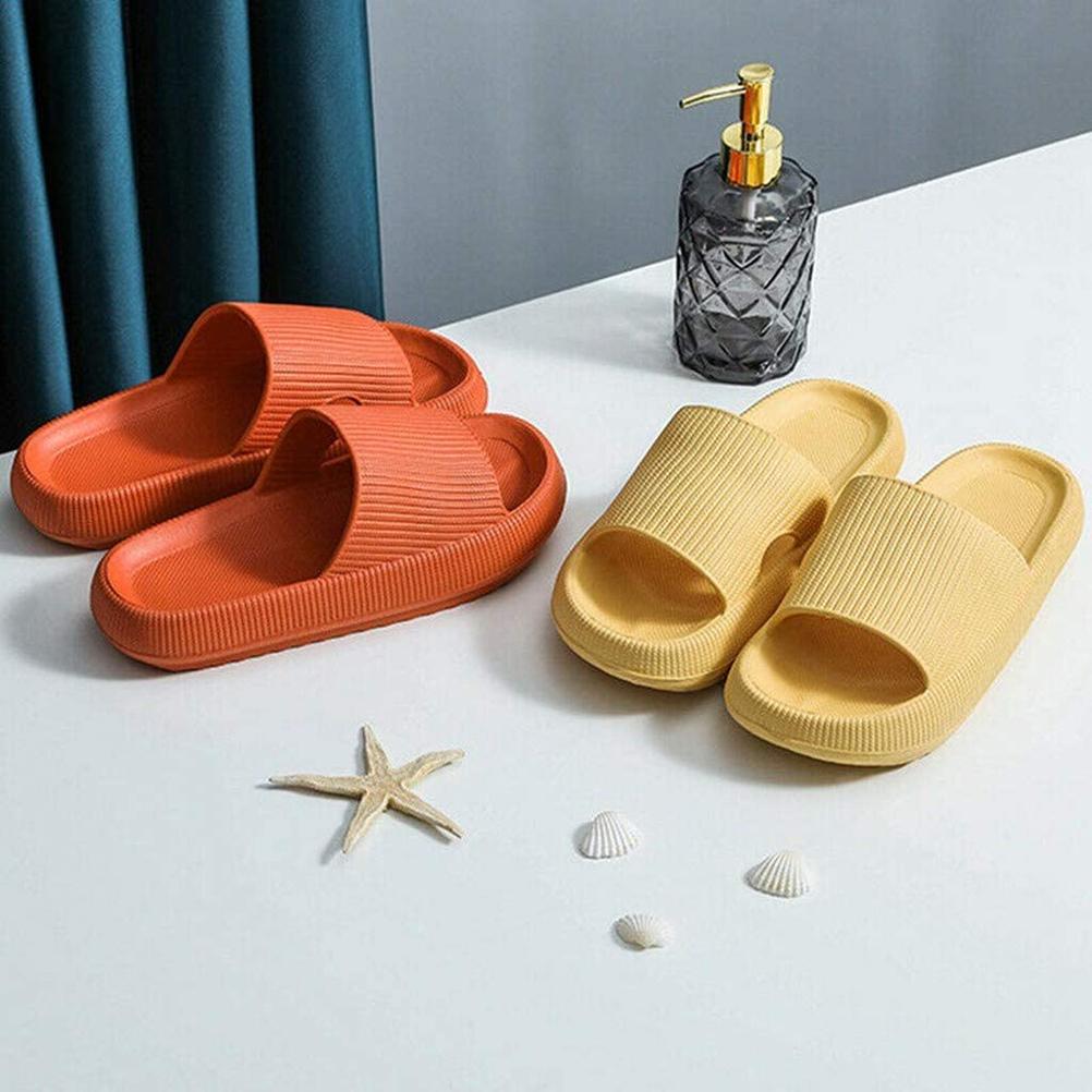 Non-Slip Thick Sole Slippers Massage Slippers Slides Pillow Slides EVA Bathroom Slippers Summer Beach Sandal Slipper Footwear