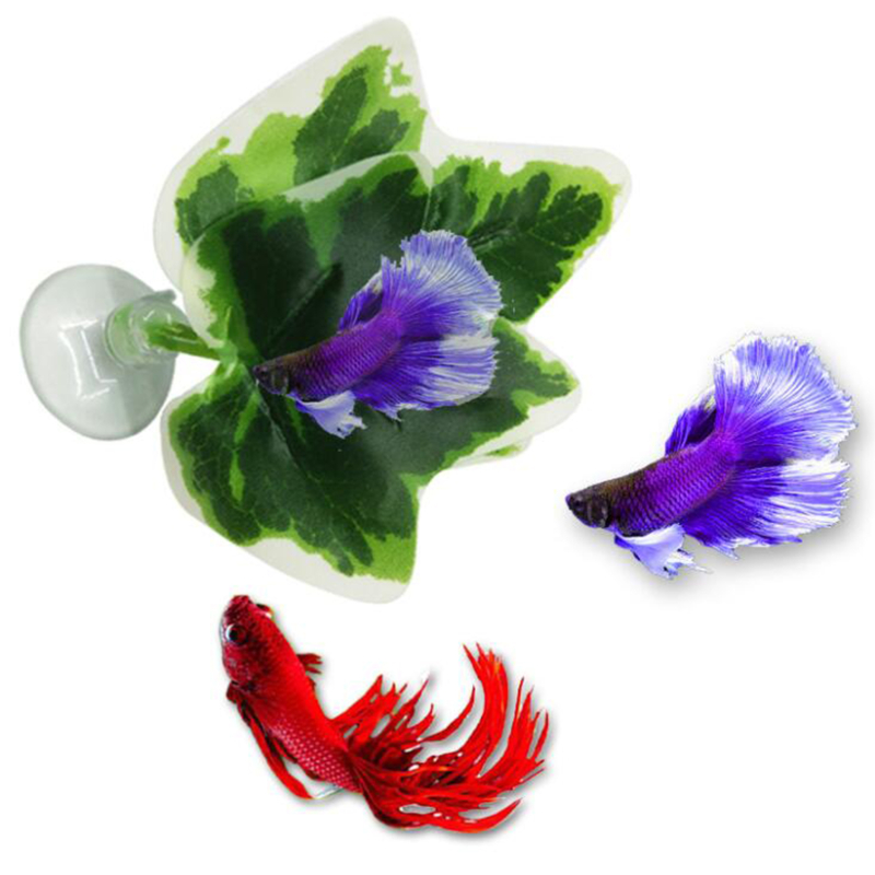 Betta Leaf Aquarium Supplies Fish Tank Pet Decoration Landscaping Simulation Leaf Betta Spawning Resting Leaf
