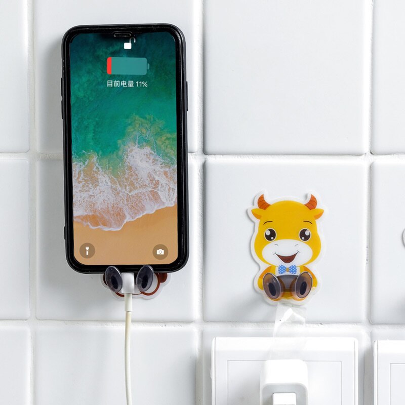 Desktop Plug Wire Retention Clip Power Cord Winder Wall Hook Decor Cable Holder Protector Device Organizer Phone Hanging Stand