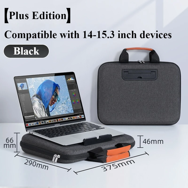 Funda Maletín EARY para Portátil 13.3-16.2" MacBook Pro/Air - Maletín Duradero de Poliéster: Morado