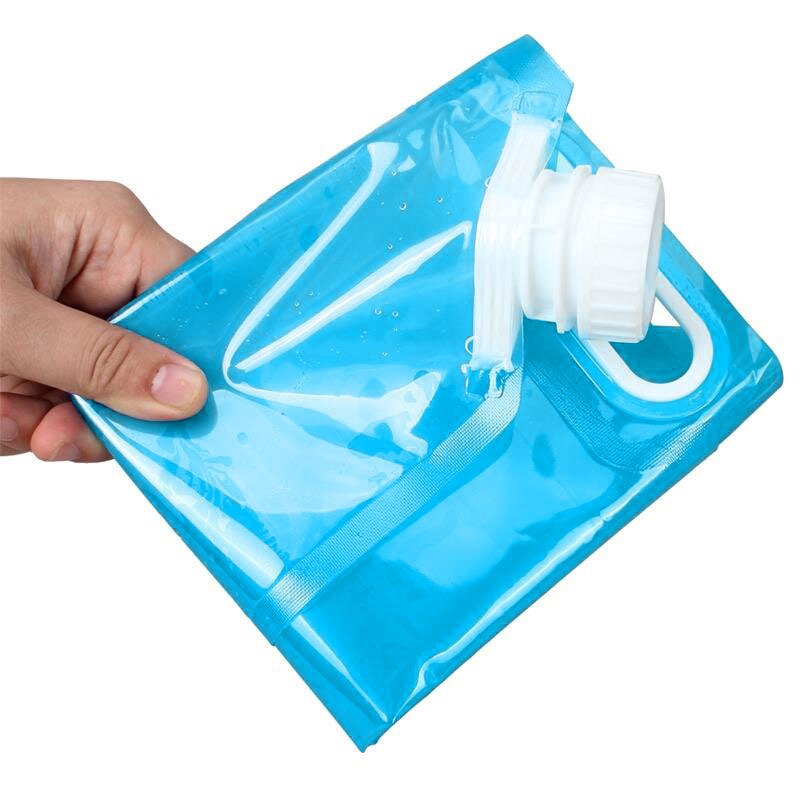 Bolsas de agua para exteriores, bolsa plegable de 5l/10l para acampar, playa, senderismo, bolsa de agua, contenedor de agua para cocinar, Picnic, Kits de emergencia