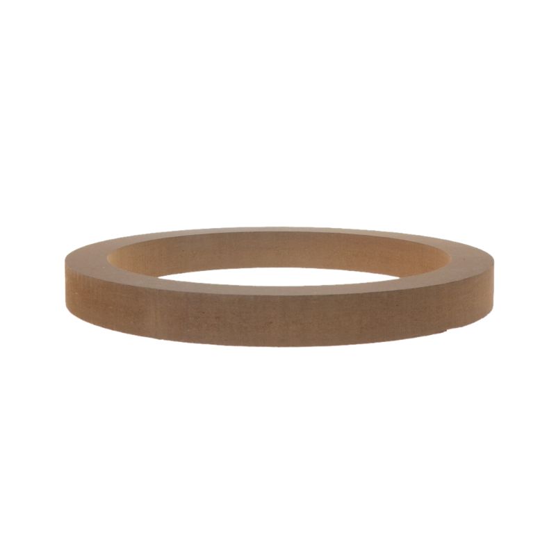 2 stk. træ mdf højttaler afstandsstykke monteringsringe 6.5 "glasfiber dør kick pods