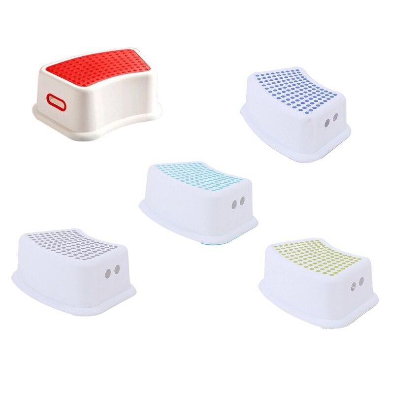 Multifunctionele antislip kunststof ladder voor in de badkamer of woonkamer