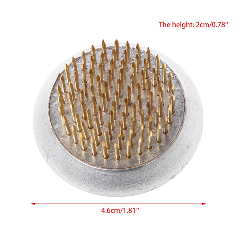 4 Maten Insert Base Ishizaki Kenzans Pin Art Vaste Gereedschap Ronde Japanse Bloem Houder Art Vaste Gereedschap Bloemstuk: 46mm