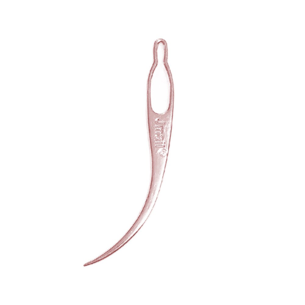 1pc dreadlock nålar i halvmåneform metall dreads krokar underhåll hår verktyg fläta tillbehör: Rosa guld
