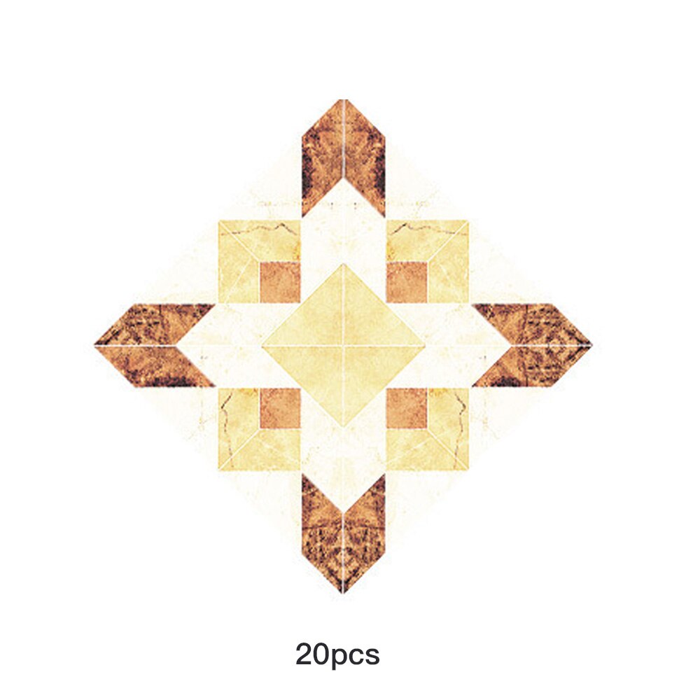 PVC Self Adhesive Ceramic Tile Sticker Waterproof Wall Sticker Art Diagonal Floor Stickers Kitchen House Decoration: 01