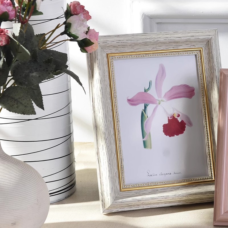 1 pçs estilo resina moldura para a mesa moderna 14 cores molduras de imagem decoração para casa delicadeza quadro de foto pendurado: 10 inch / Fugukafeise