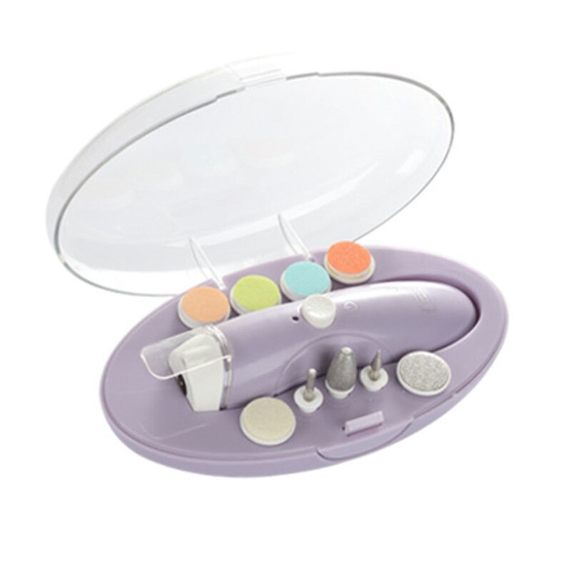Lima per unghie elettrica per bambini9 in 1 Kit per Manicure per tagliaunghie sicuro per neonati 87HD