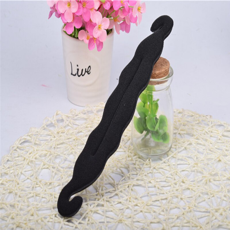 Esponja de espuma mágica para mujer, disco capilar, dispositivo para el cabello, moño desordenado rápido, pinzas para el pelo, herramientas para el cabello, 1 ud.: Default Title
