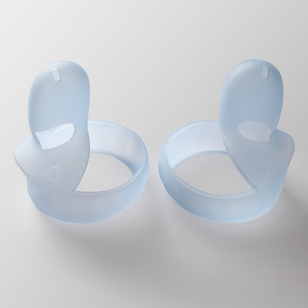 Vr Touch Handvat Grips Siliconen Cover Voor Oculus Quest 2 Beschermhoes Voor Oculus Quest 2 Vr Accessoires: Transparent blue