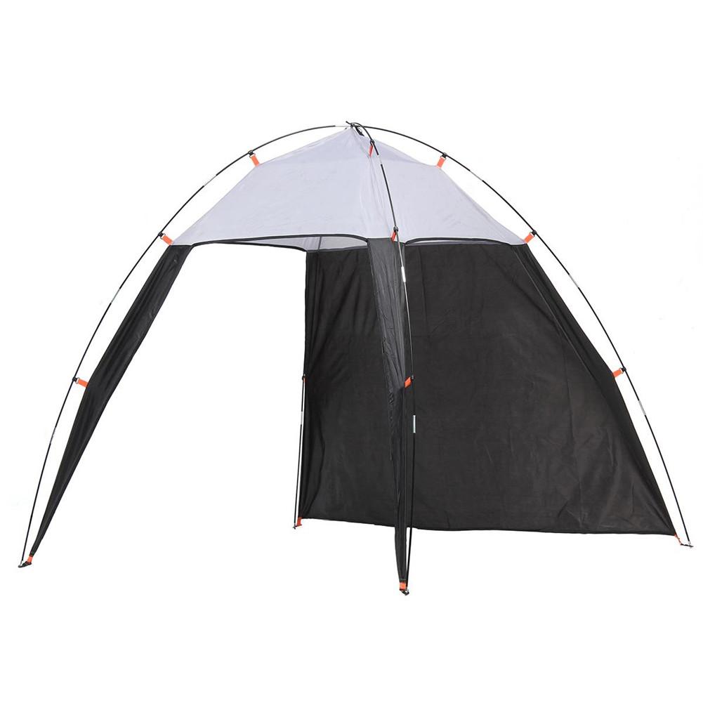 Outdoor-angel-picknick-strandzelt, faltbares reise-campingzelt mit tasche, uv-schutz, strandzelt/sommerstrandzelt: Schwarz