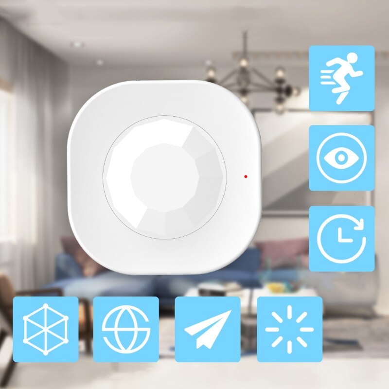 Smart PIR Motion WiFi Human Body Sensor Security Burglar Alarm APP Control Smart Home Intelligent System Remote Control
