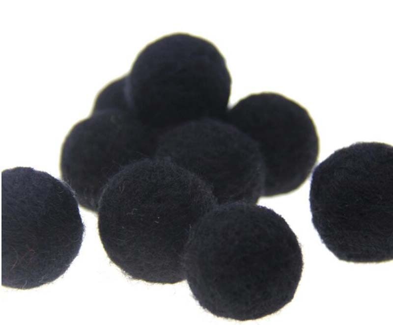 10pcs/lot Wool Felt Balls Round Wool Felt Balls DIY Home Decoration Mixed Color 20MM Pom Poms Ball Felt