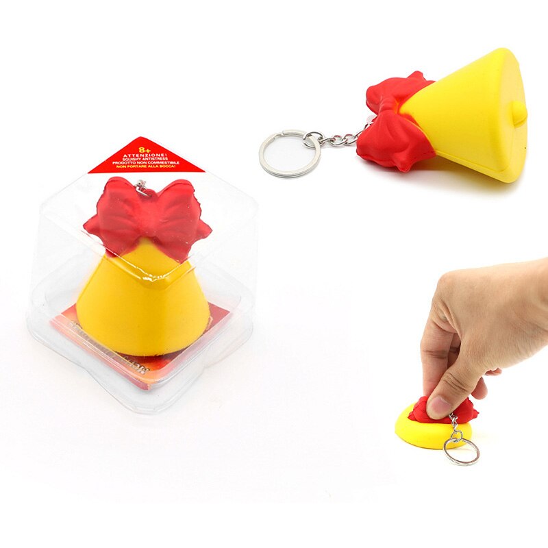 Kerst jumbo schattige squishy speelgoedset kerstman langzaam stijgende knijpspeelgoed sneeuwpop geurende antistress kinderspeelgoed