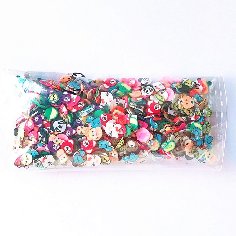 Parches de cerámica blanda para uñas, Material de relleno de limo, crema de azúcar de Color de imitación, Parche de cerámica blanda epoxi de cristal, 1000 Uds.