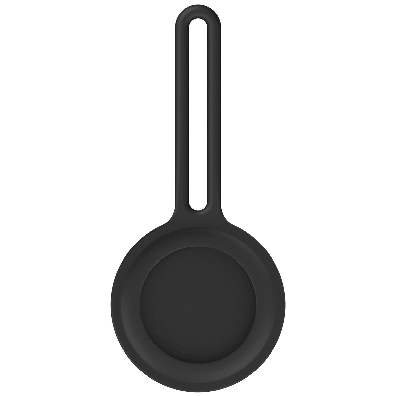 Porte-clé Apple Airtag en Silicone liquide, étui de protection Anti-perte pour dispositif de repérage Airtag Tracker
