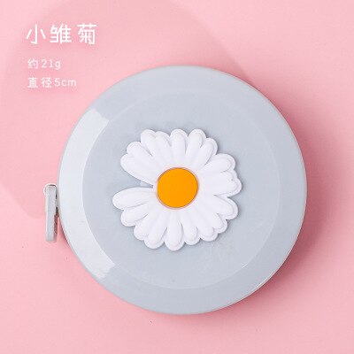 Cute Mini Tape Measure Fun Cartoon Portable Tape Measure Multifunctional Measuring Tool Measurements Leather Tape Measure: 13