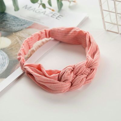 Citgeett chico niña giro diadema y lazo nudo de corbata Headwrap diadema aro: E