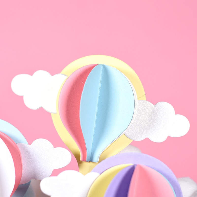 Cakesmile balloon cloud cake topper cupcake party for baking birthday decoration cake decorating tools baking accessories