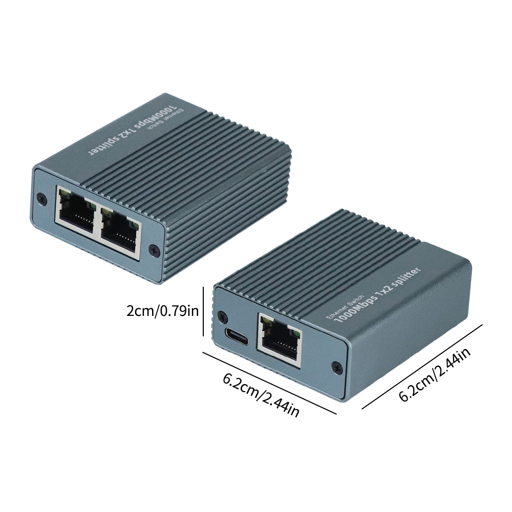Rj45 Gigabit Netwerk Splitter Expander Gigabit Ethernet Adapter Internet Netwerk Kabel Extender Rj45 Splitter Connector 1 tot 2/3