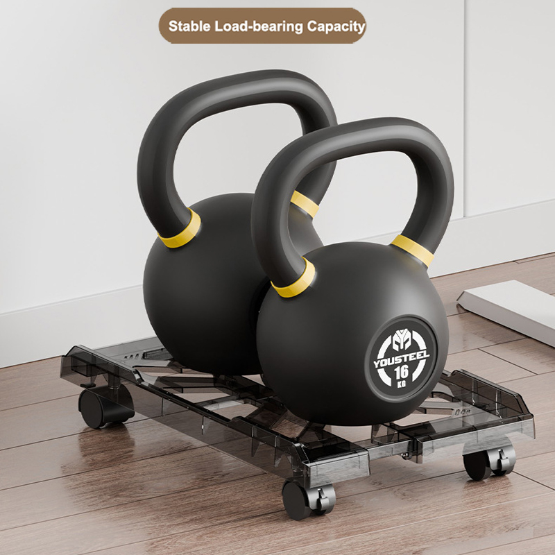 1pc ABS Desktop Computer Tower Stand, Adjustable Mobile CPU Holder with Rolling Wheels, Home Office Universal Platform Bracket