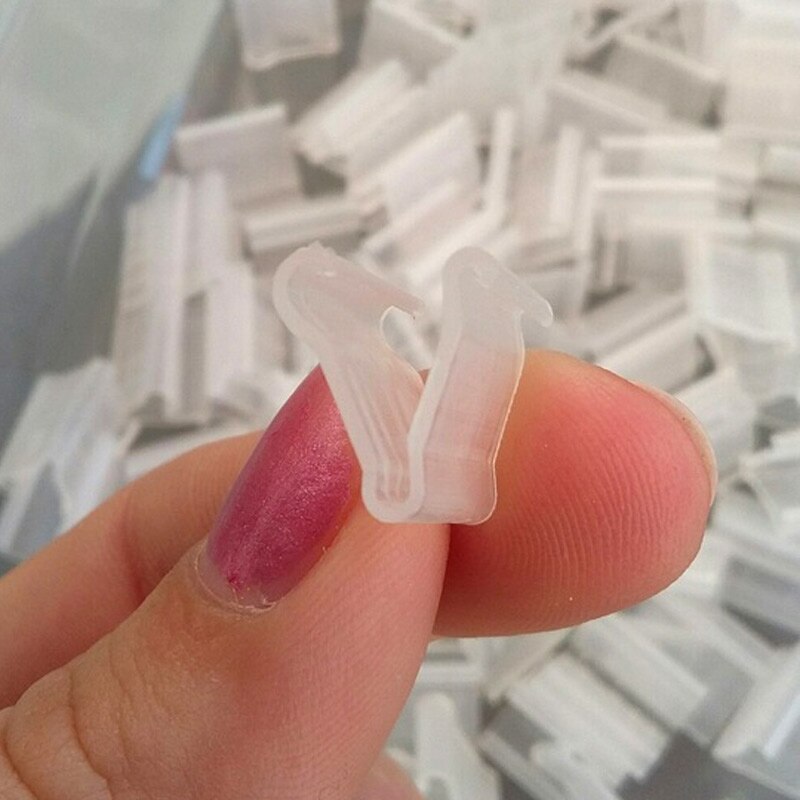 100pcs Latex Balloon PVC Clips Balloons Sealing Clamps Balls Accessories Clip Ballon Buttons Party Supplies M09