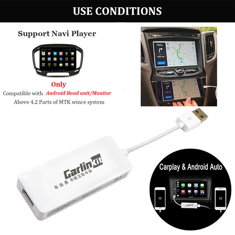 Carlinkit Car Link Dongle Link Dongle Universal Auto Link Dongle Navigation Player USB Dongle For Apple Android CarPlay