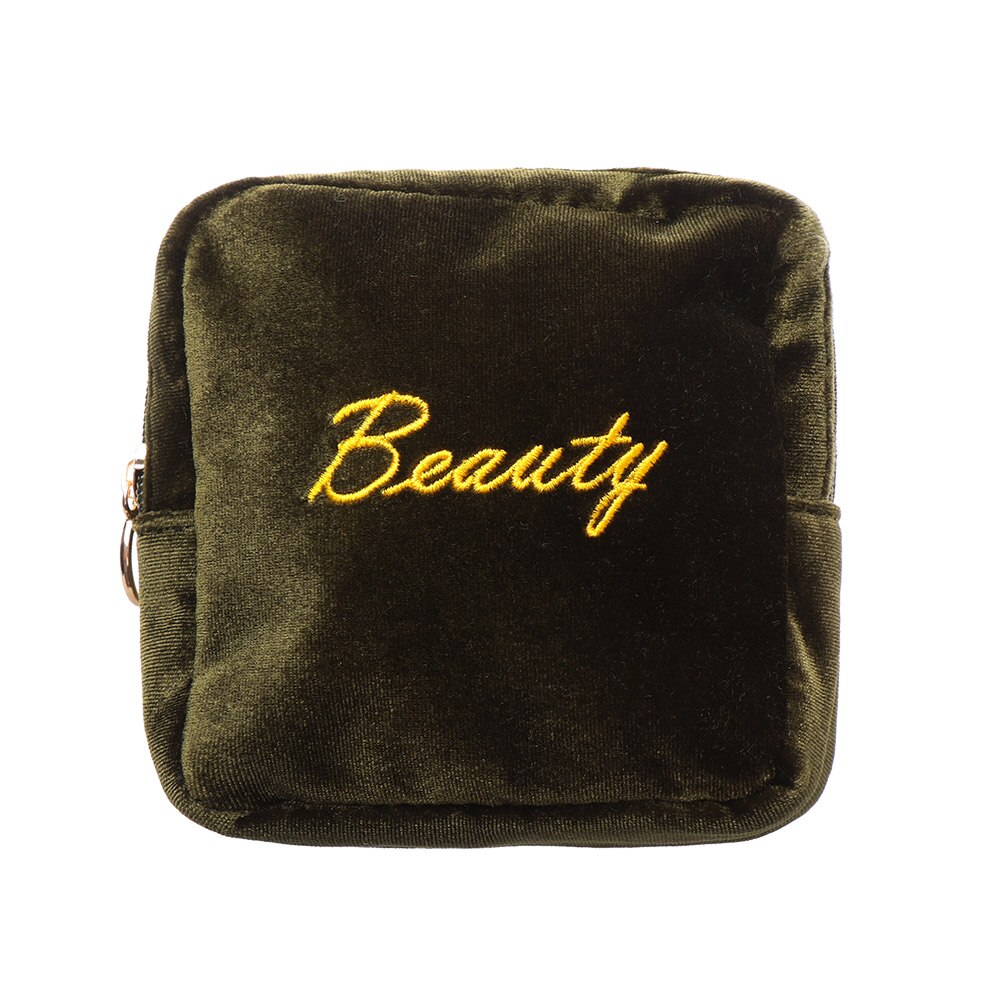 Tampon Storage Bag Sanitary Pad Pouch Women Napkin Cosmetic Bags Organizer Ladies Makeup Bag Girls Tampon Holder Organizer: B-army green