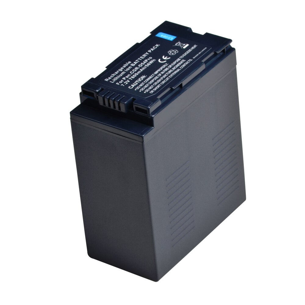 7800mah Cgr D54pro Cgr D54 D54s Battery With Led Power Indicators For Panasonic Ag Ac8pjag 8427